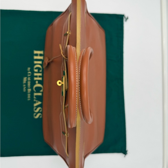 HIGH-CLASS by Claudio Budel 1971 MILANO 40 Bag in Gold • Made in ITALY - Picture 10 of 16